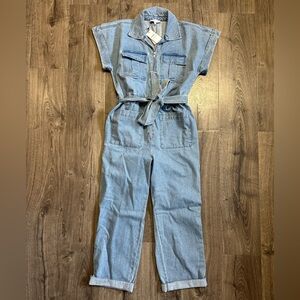 NWT Denim Jumpsuit